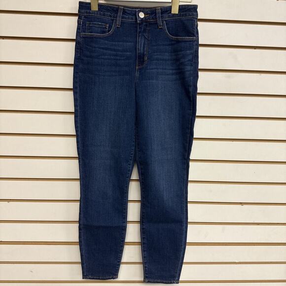 L’AGENCE Margot High Rise Skinny Jeans Size 27 Laguna Wash‎ Stretch USA - Picture 1 of 13